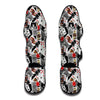 Casino Poker Print Pattern Muay Thai Shin Guards-grizzshop