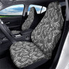 Cassette Tape Monochrome Print Pattern Car Seat Covers-grizzshop