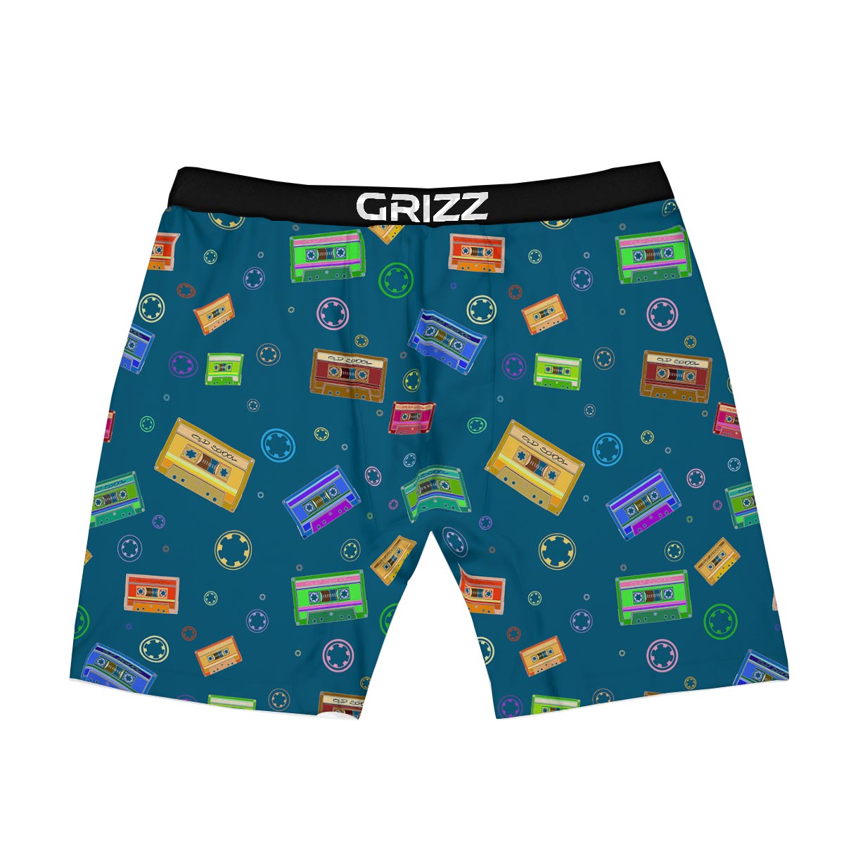Cassette Tape Retro Print Pattern Boxer Briefs-grizzshop