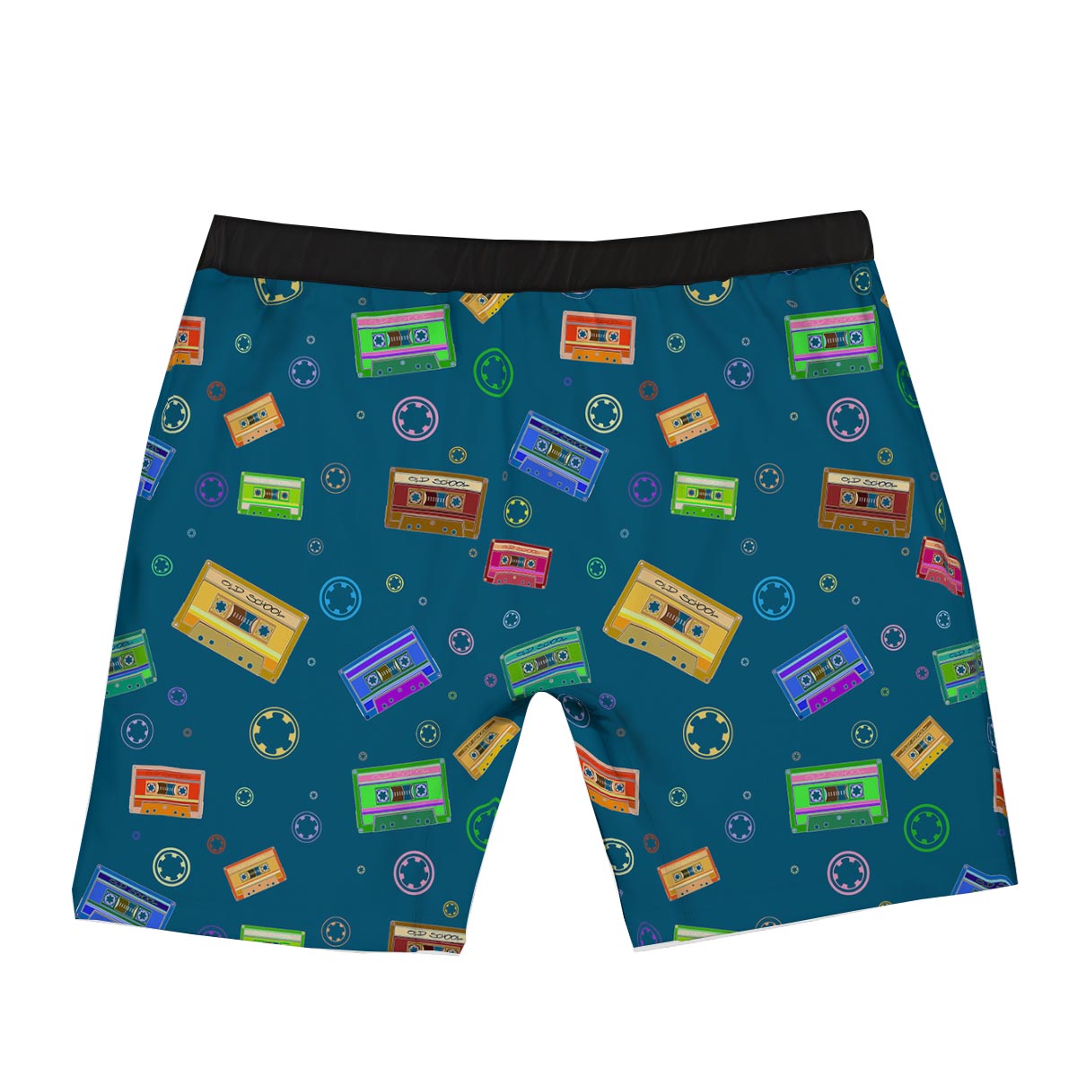 Cassette Tape Retro Print Pattern Boxer Briefs-grizzshop
