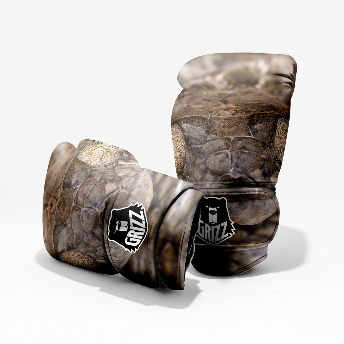 Cat Eyed Snake Malagasy Print Pro Boxing Glove