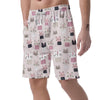 Cat Print Men's Shorts-grizzshop