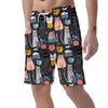 Cat Style Print Men's Shorts-grizzshop