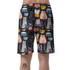 Cat Style Print Men's Shorts-grizzshop