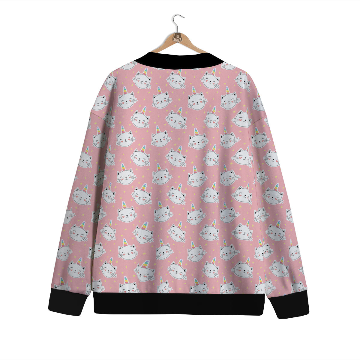 Cat Unicorn Cute Print Pattern Cardigan-grizzshop