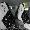 Cat Yin Yang White And Black Print Car Seat Covers-grizzshop