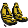 Caution Alien Abduction Warning Sign Print Car Seat Covers-grizzshop