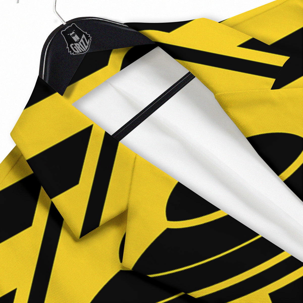 Caution Alien Abduction Warning Sign Print Men's Sport Coat-grizzshop