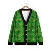 Celebration Saint Patrick's Day Print Pattern Cardigan-grizzshop