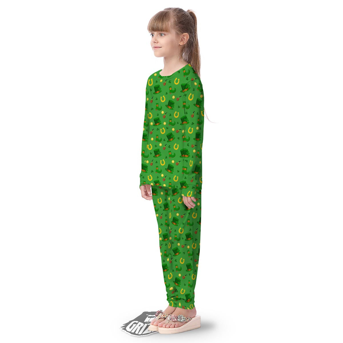 Celebration Saint Patrick's Day Print Pattern Kid's Pajamas-grizzshop