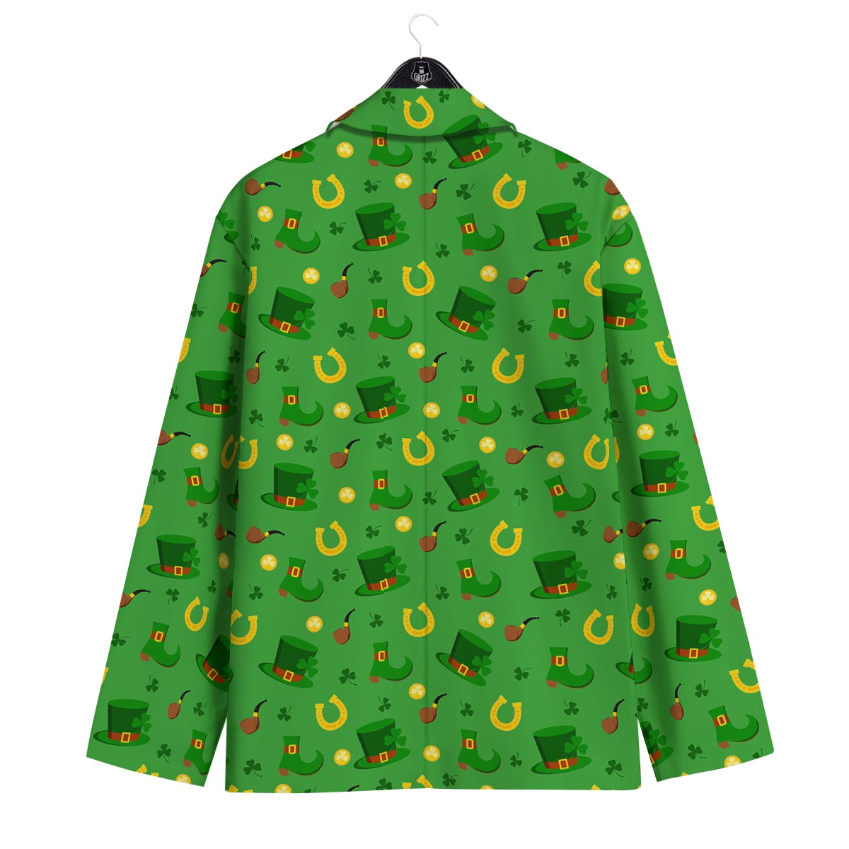 Celebration Saint Patrick's Day Print Pattern Men's Sport Coat-grizzshop