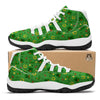 Celebration Saint Patrick's Day Print Pattern White Bball Shoes-grizzshop