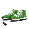 Celebration Saint Patrick's Day Print Pattern White Bball Shoes-grizzshop