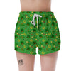 Celebration Saint Patrick's Day Print Pattern Women's Shorts-grizzshop