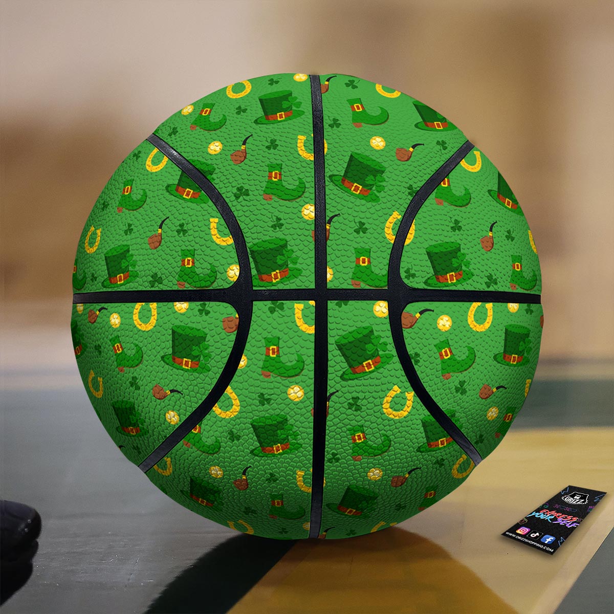 Bull Terrier Pink Print Pattern Basketball
