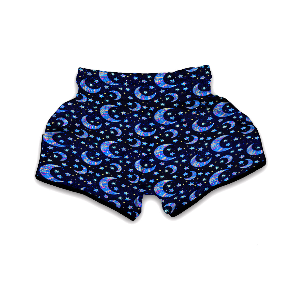 Celestial Pattern Print Muay Thai Boxing Shorts-grizzshop