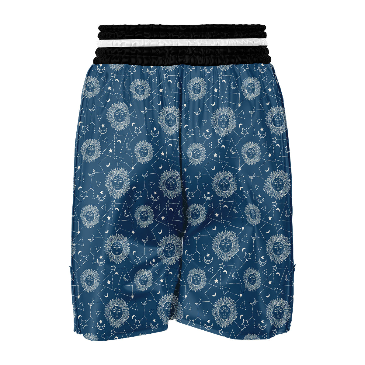 Celestial Print Pattern Boxing Shorts-grizzshop