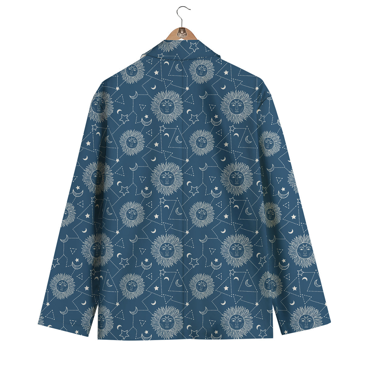 Celestial Print Pattern Men's Blazer-grizzshop