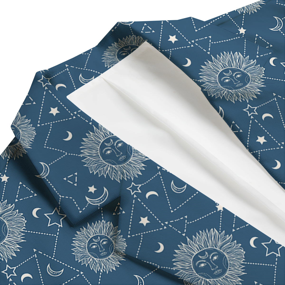 Celestial Print Pattern Men's Blazer-grizzshop