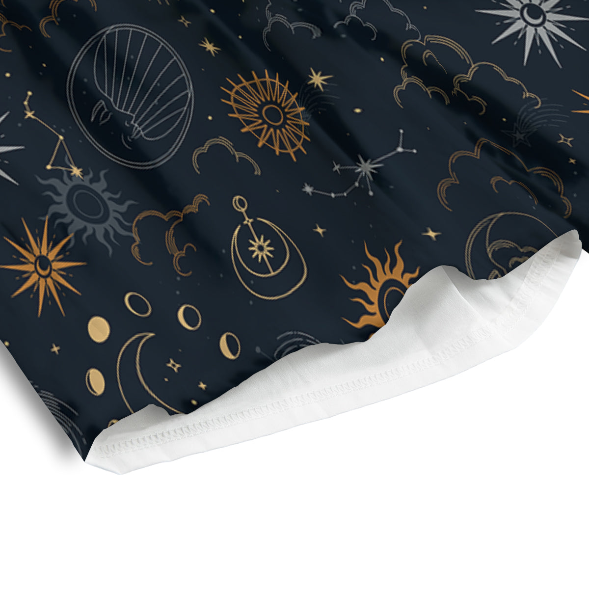 Celestial Vintage Print Pattern Men's Athletic Shorts
