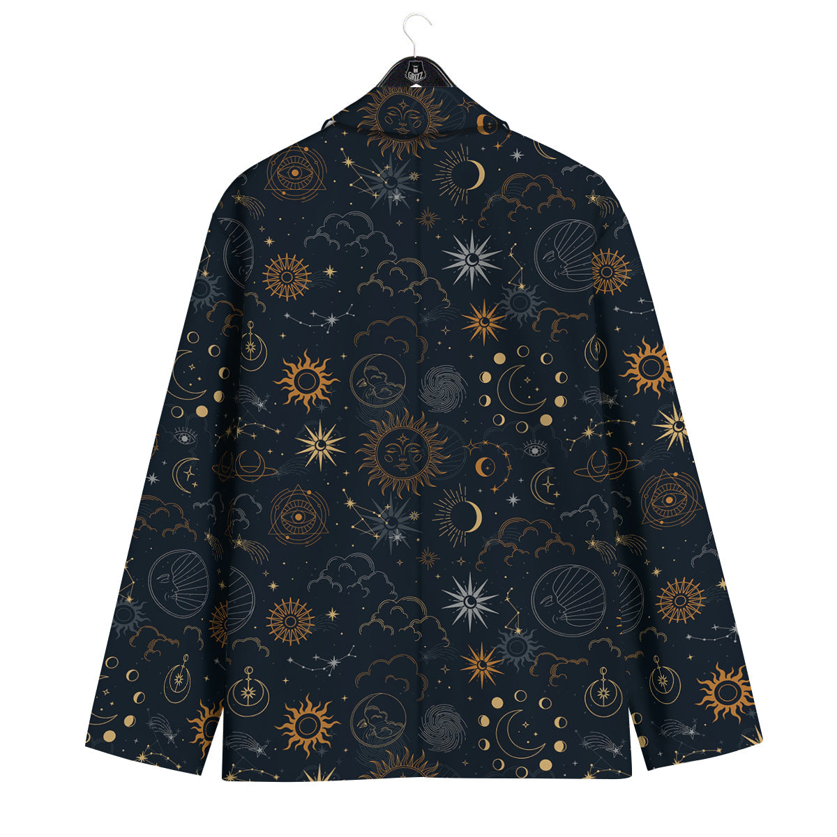 Celestial Vintage Print Pattern Men's Sport Coat-grizzshop