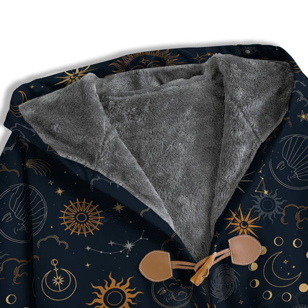 Celestial Vintage Print Pattern Men's Windbreaker Jacket-grizzshop