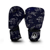 Celestial Zodiac Pattern Print Boxing Gloves-grizzshop