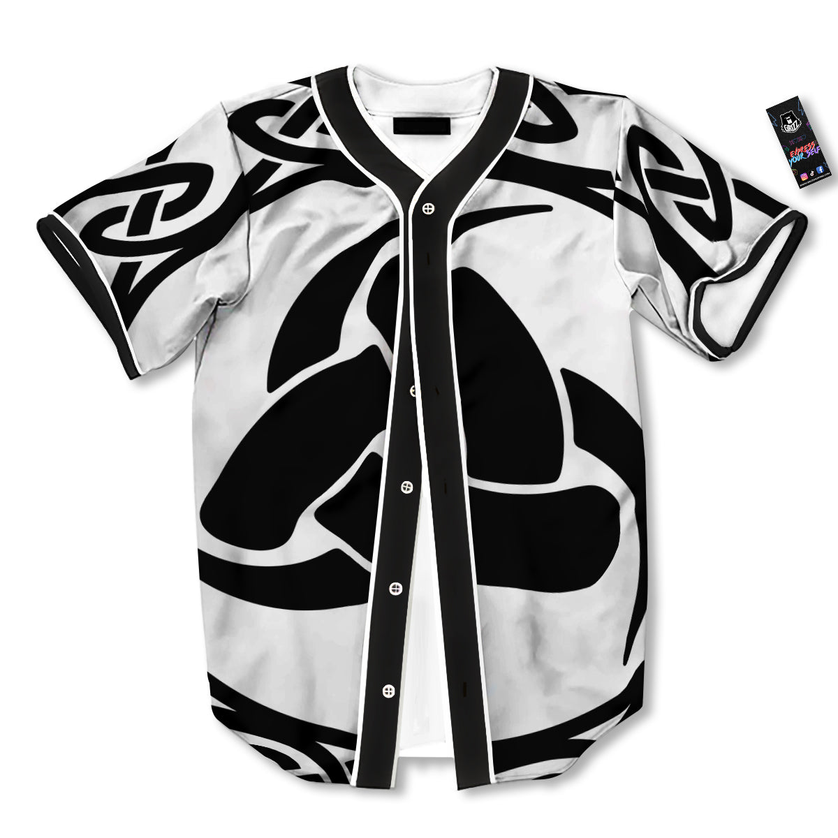 Celtic Endless Knot Symbols Print Baseball Jersey-grizzshop