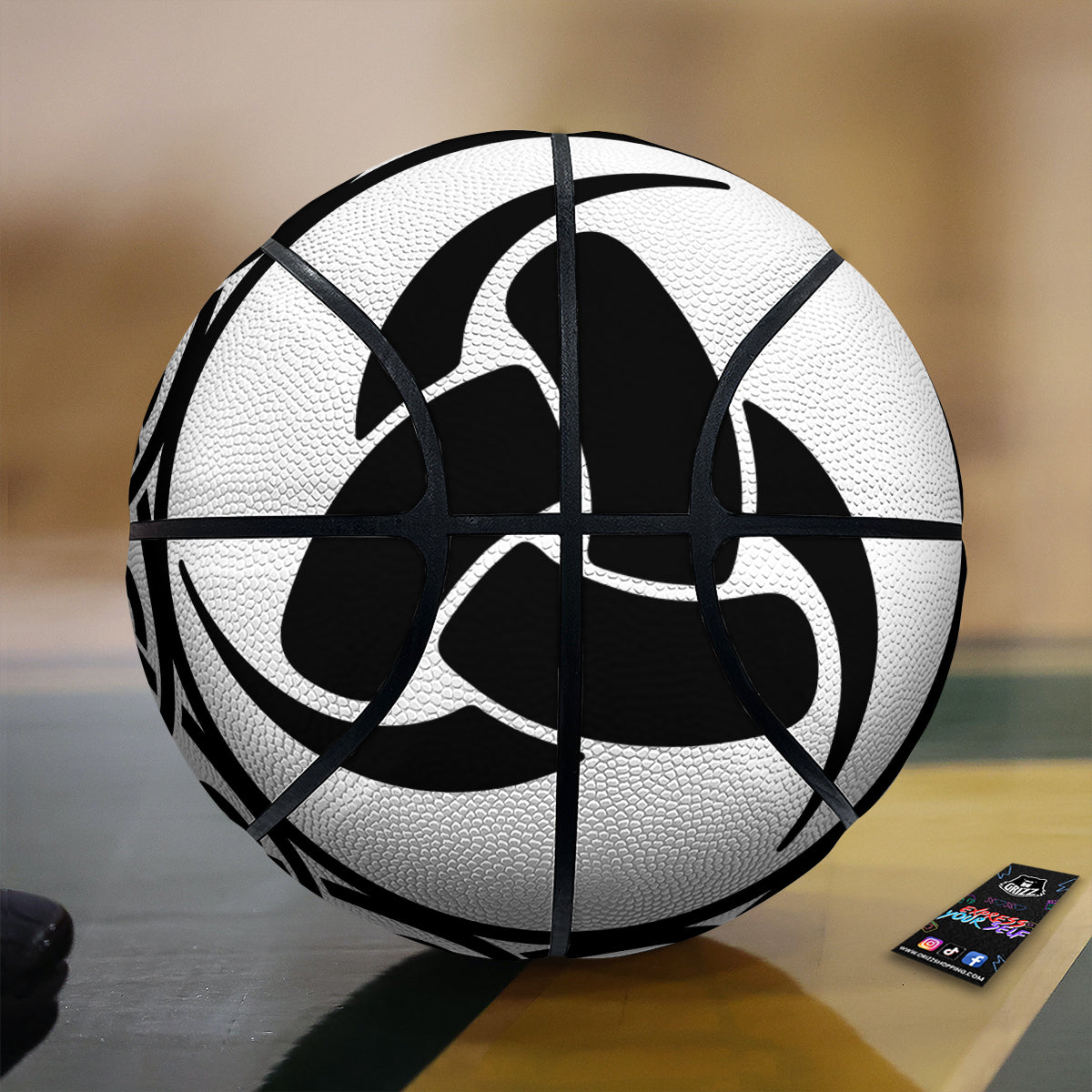 Celtic Endless Knot Symbols Print Basketball-grizzshop