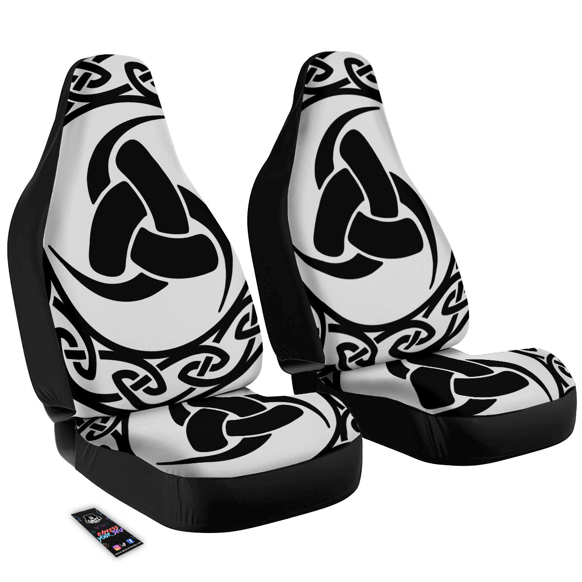 Celtic Endless Knot Symbols Print Car Seat Covers-grizzshop