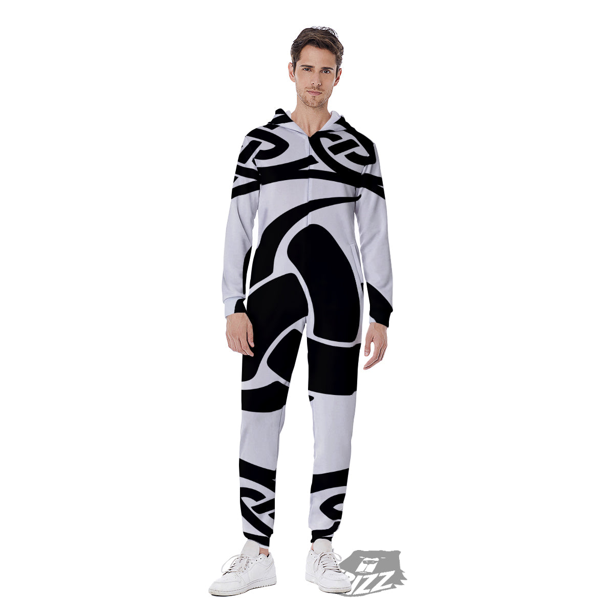 Celtic Endless Knot Symbols Print Men's Jumpsuit-grizzshop
