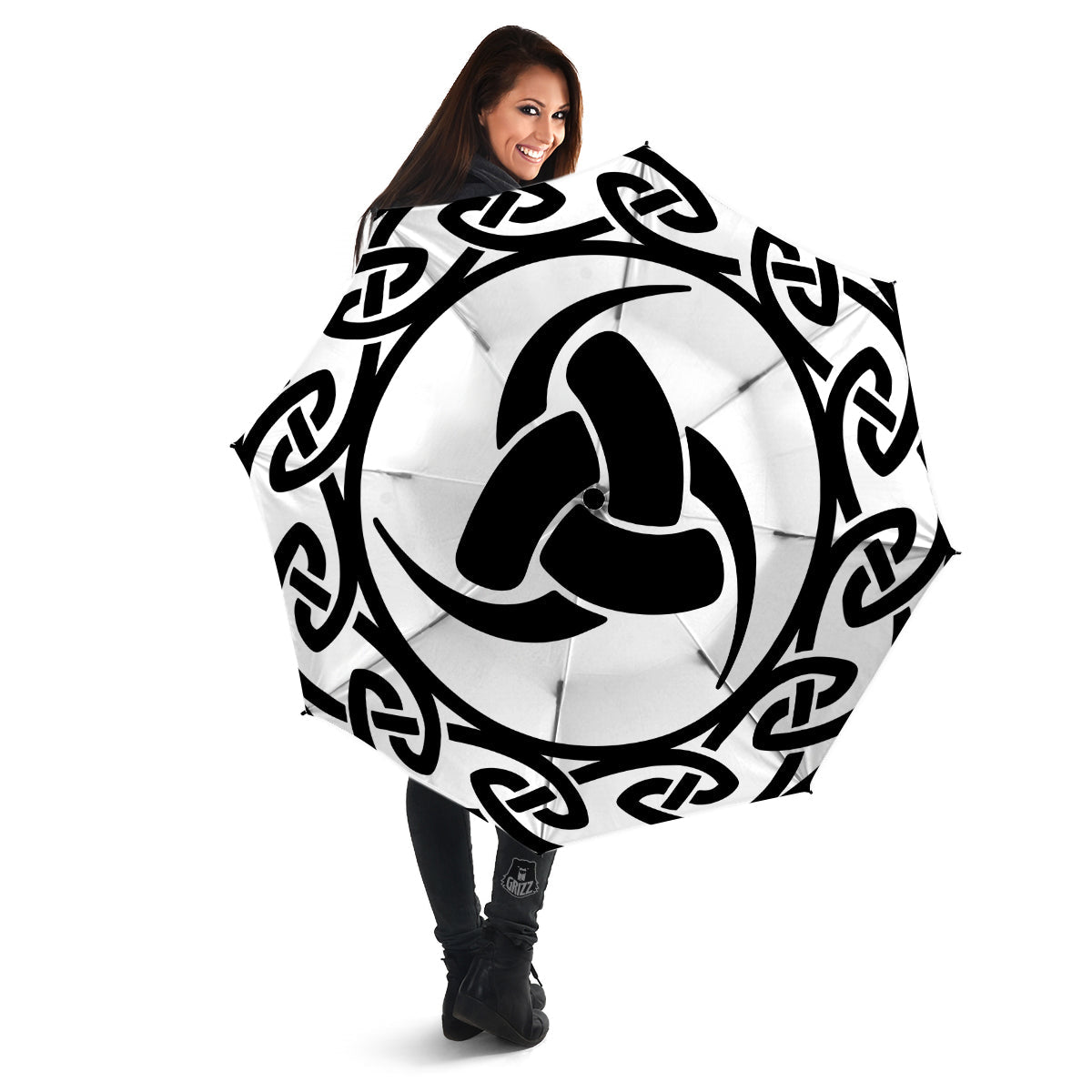 Celtic Endless Knot Symbols Print Umbrella-grizzshop