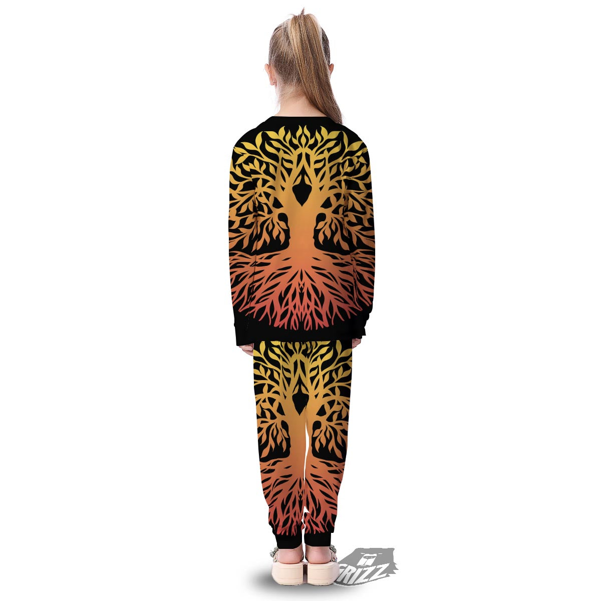 Celtic Symbol Tree Of Life Print Kid's Pajamas-grizzshop