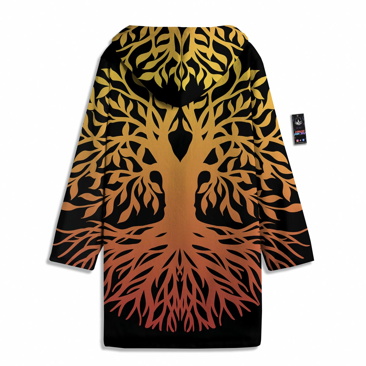 Celtic Symbol Tree Of Life Print Men's Windbreaker Jacket-grizzshop