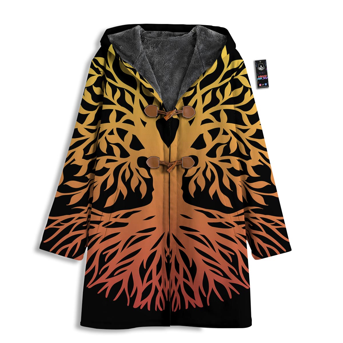 Celtic Symbol Tree Of Life Print Men's Windbreaker Jacket-grizzshop
