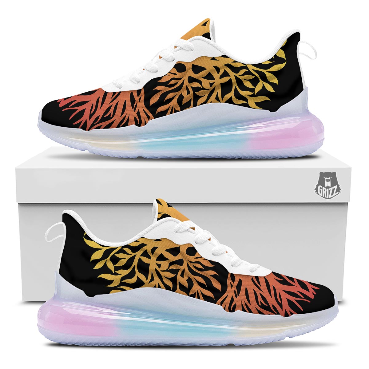 Celtic Symbol Tree Of Life Print Running Sneakers-grizzshop