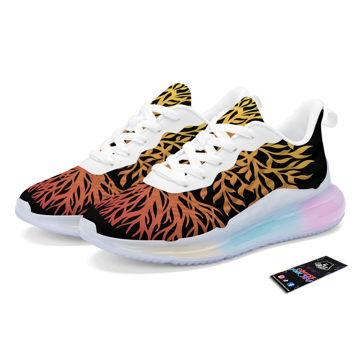 Celtic Symbol Tree Of Life Print Running Sneakers-grizzshop