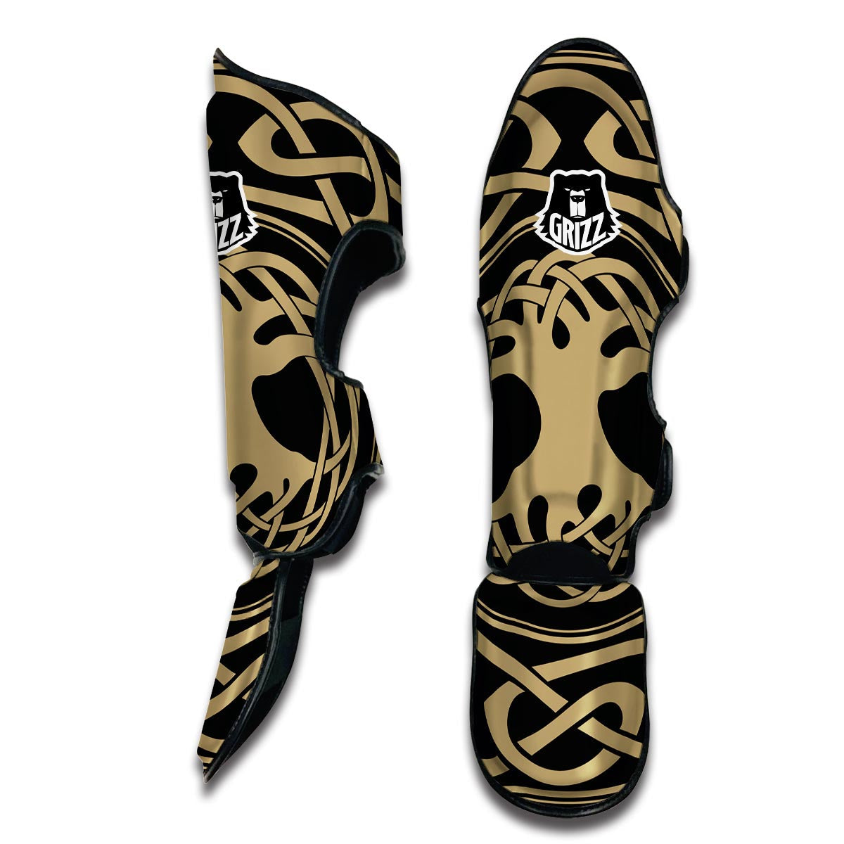 Celtic Viking Norse Muay Thai Shin Guards-grizzshop