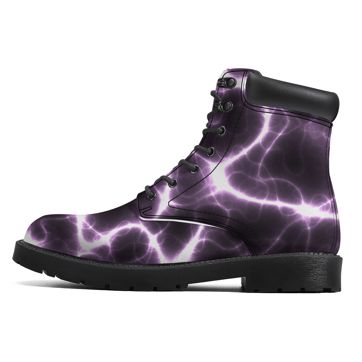 Chain Lightning Print Boots-grizzshop