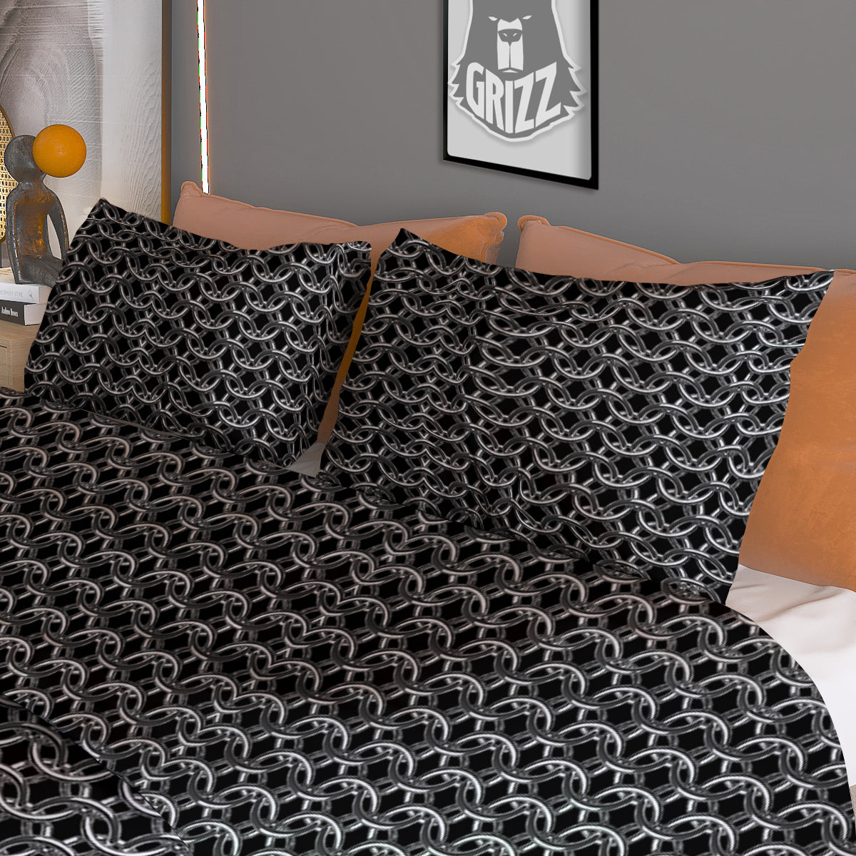 Crane Bird Flying Print Pattern Duvet Cover Bedding Set