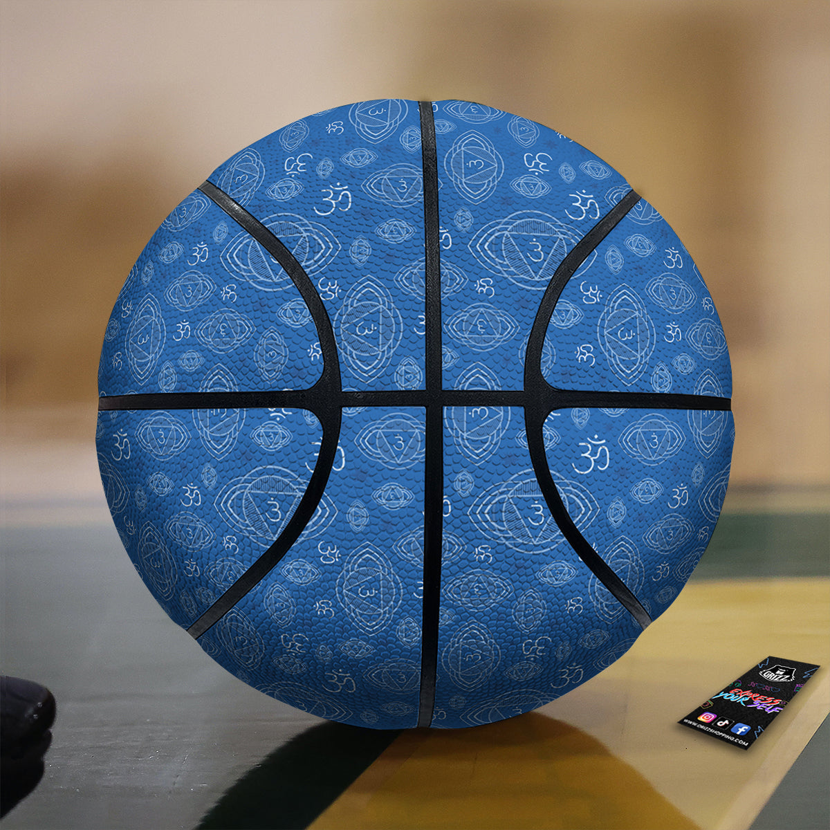Chakra Ajna Print Pattern Basketball-grizzshop