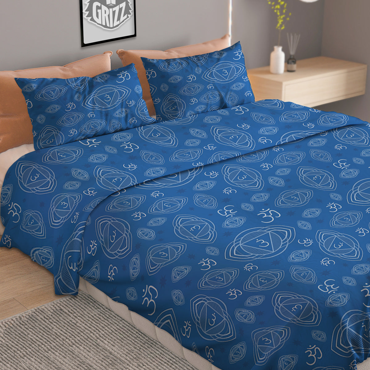 Chakra Ajna Print Pattern Duvet Cover Bedding Set