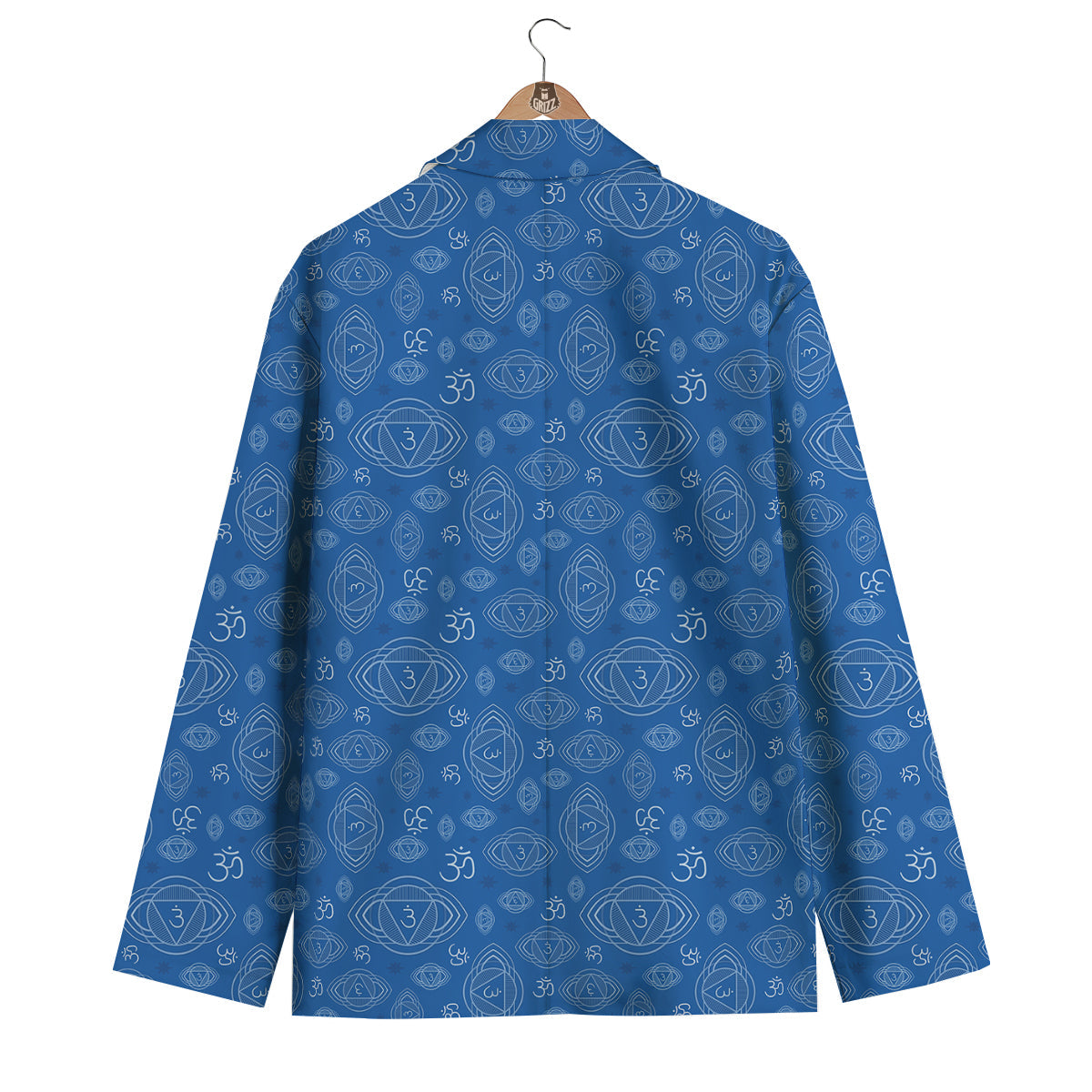 Chakra Ajna Print Pattern Men's Blazer-grizzshop