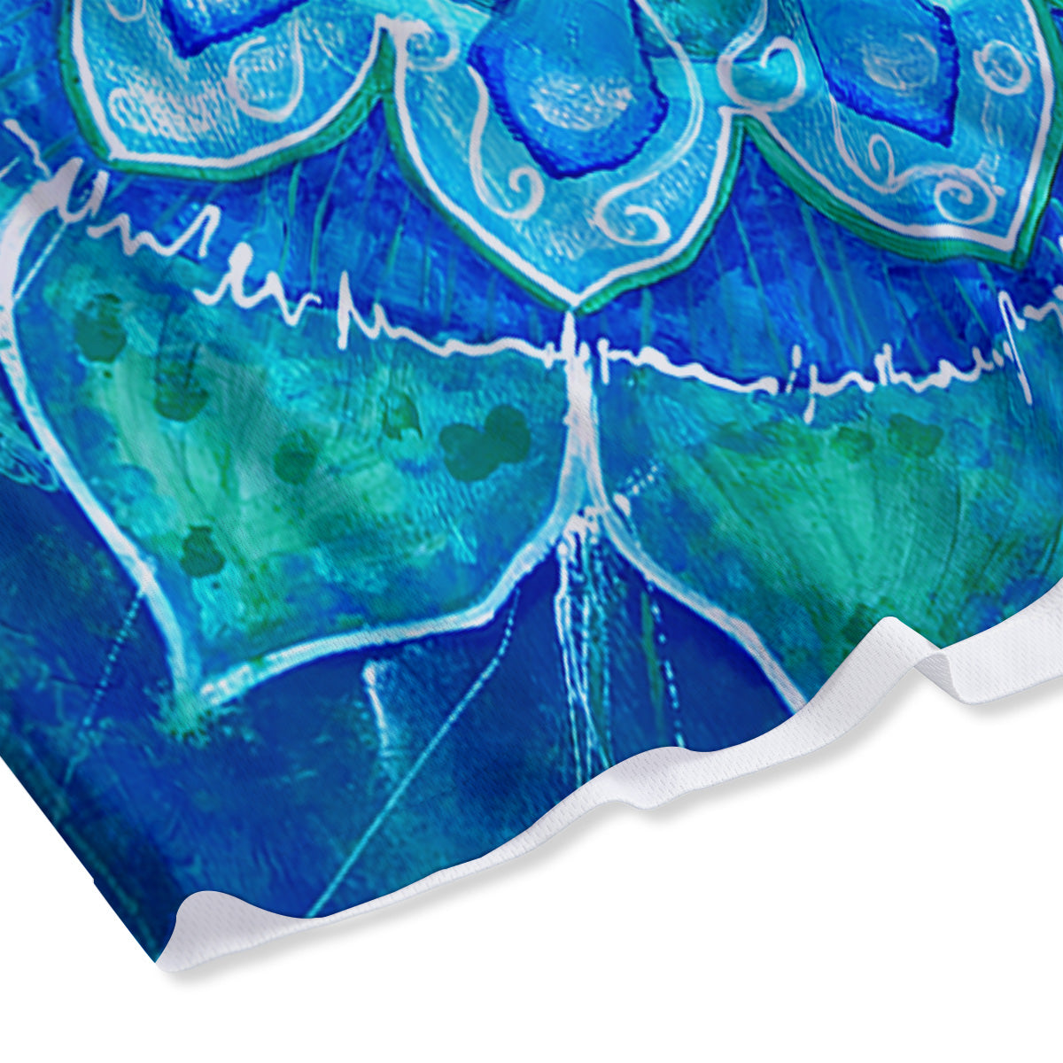 Crown Embroidery Print Pattern Mesh Shorts