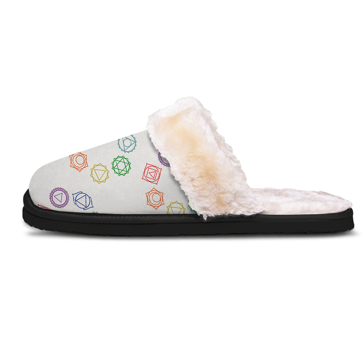 Chakra Manipura Print Pattern Slippers-grizzshop