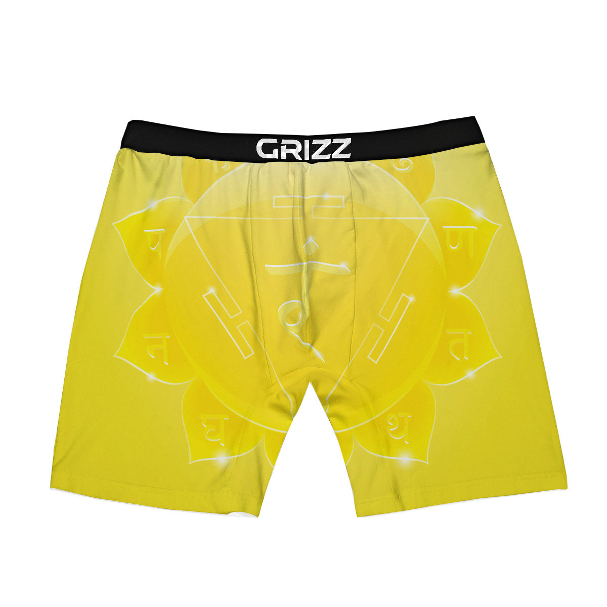 Chakra Manipura Spiritual Print Boxer Briefs-grizzshop