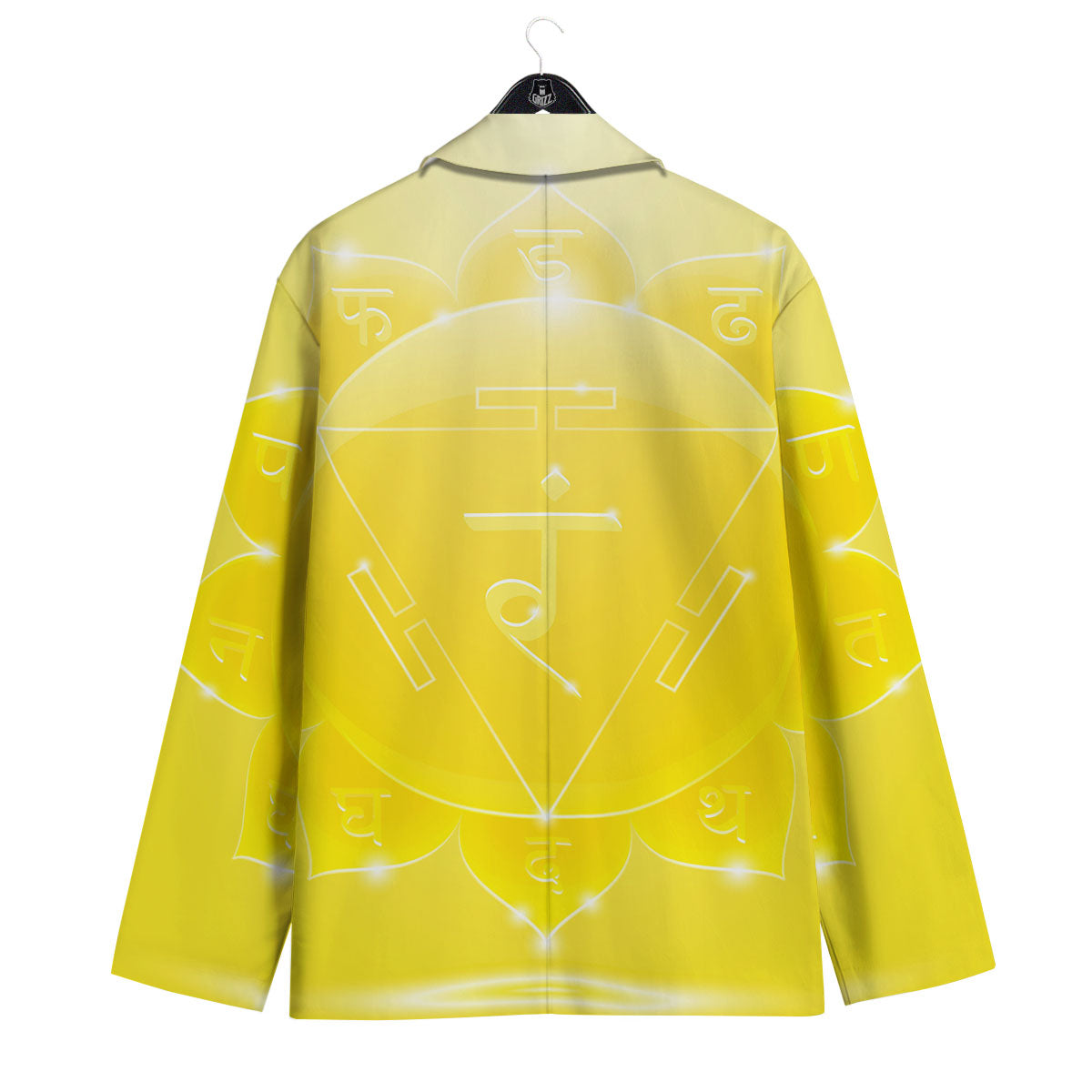 Chakra Manipura Spiritual Print Men's Sport Coat-grizzshop