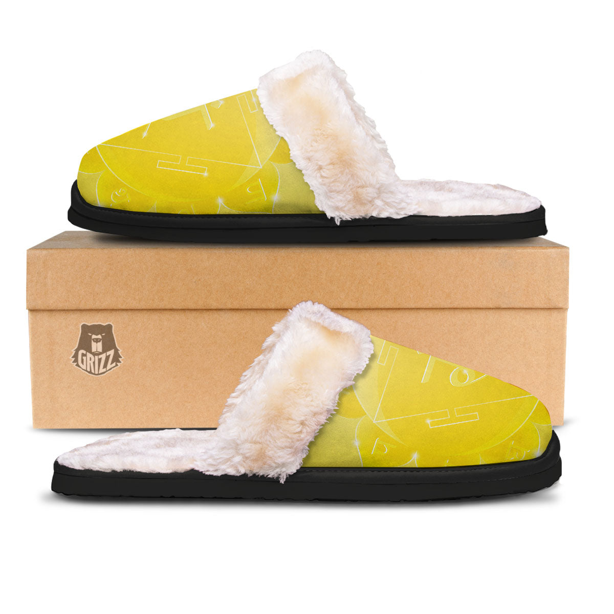 Chakra Manipura Spiritual Print Slippers-grizzshop