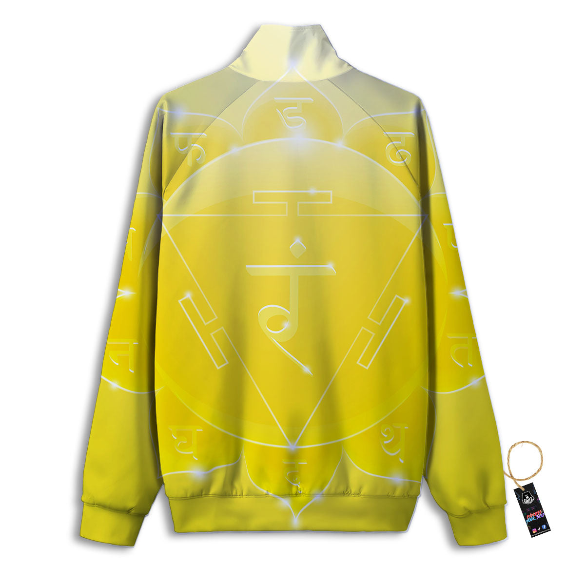 Chakra Manipura Spiritual Print Track Jacket-grizzshop