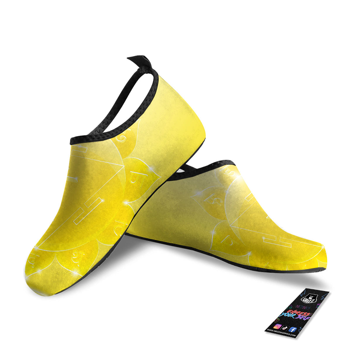 Chakra Manipura Spiritual Print Water Shoes-grizzshop
